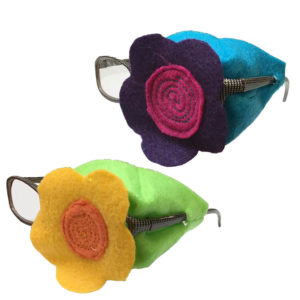 Over-the-lens flower eye patch